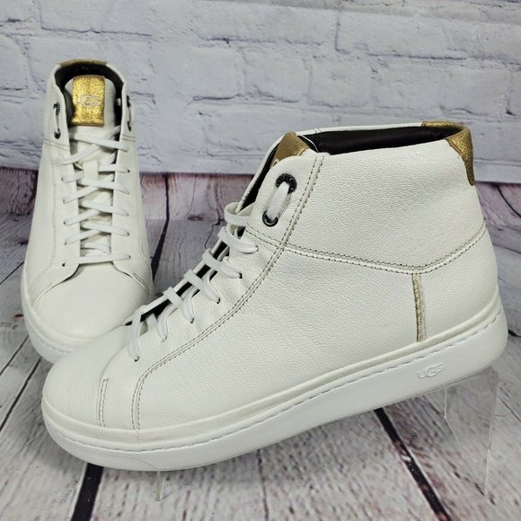 UGG Men's Size 9 Hi Top Lace Up Sneakers - Picture 2 of 8